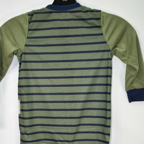 Carter's Striped Footed Lion Pajamas Pj's 18M - Picture 4 of 5